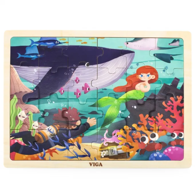 Skradzione skarby w puzzle Sekrety Morza