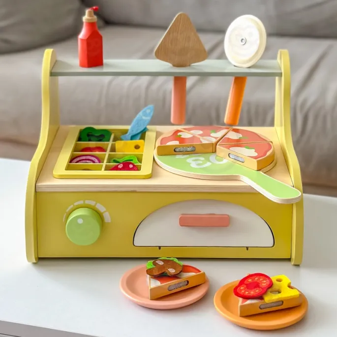 Zestaw do zabawy z ręcznie robionymi pizzami