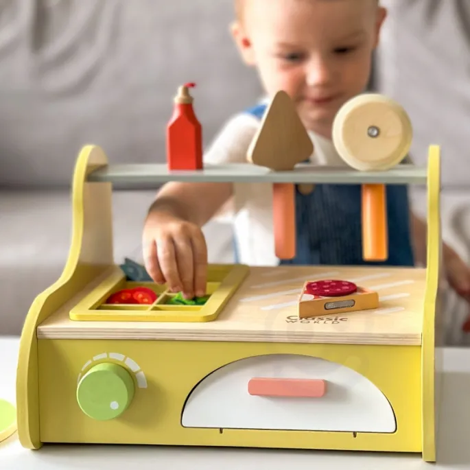 Wysokiej jakości drewniany zestaw do kuchni