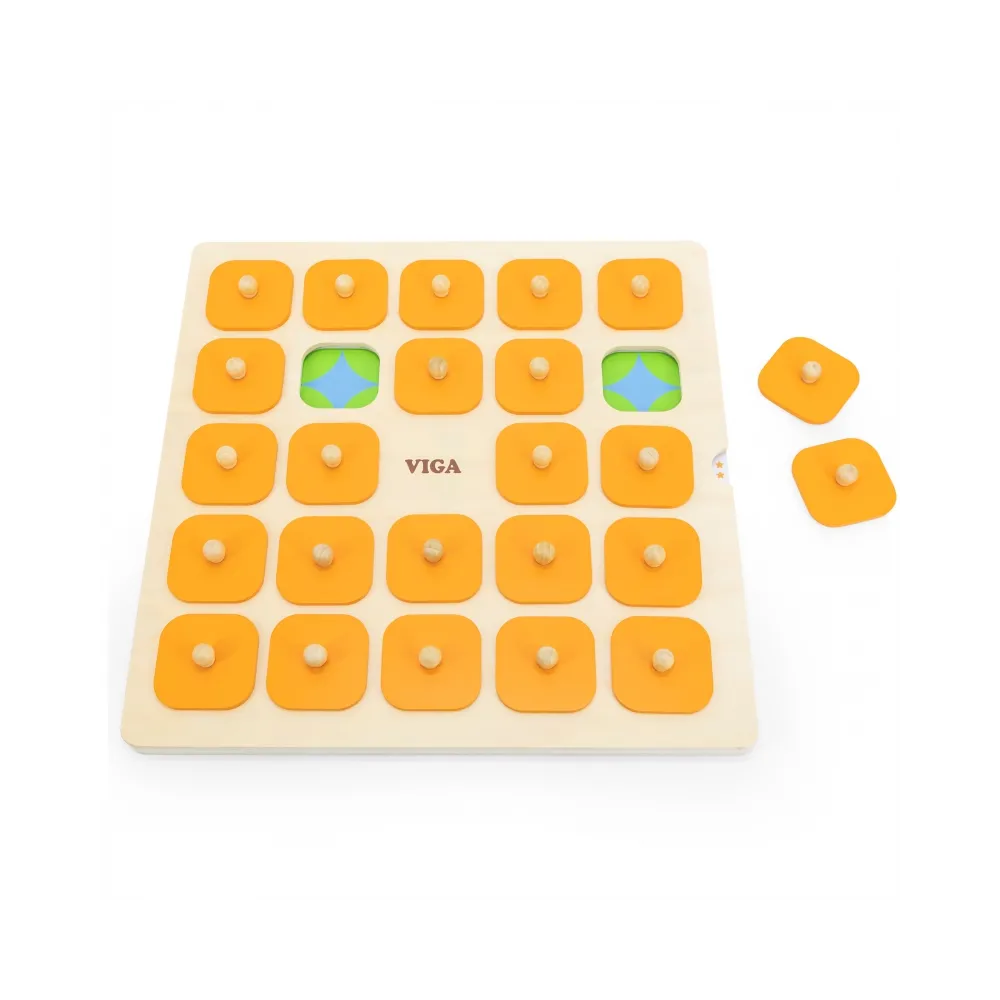 VIGA Gra Pamięciowa Memory Zgadnij Obrazki 10 Kart Montessori Duża