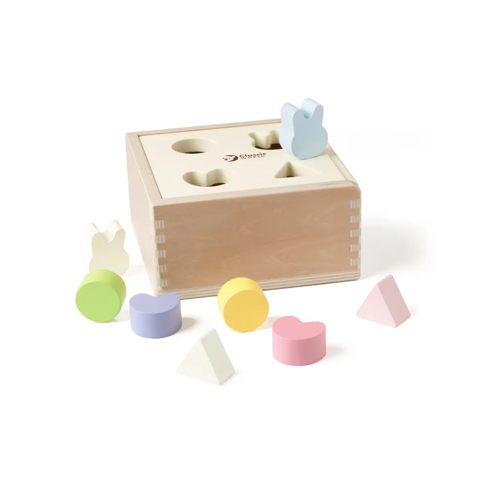 Edukacyjny sorter drewniany idealny dla maluchów