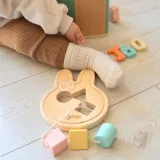 CLASSIC WORLD Pastelowy Zestaw dla Niemowląt Box Pierwsze Zabawki do Nauki od 12 do 18 miesiąca