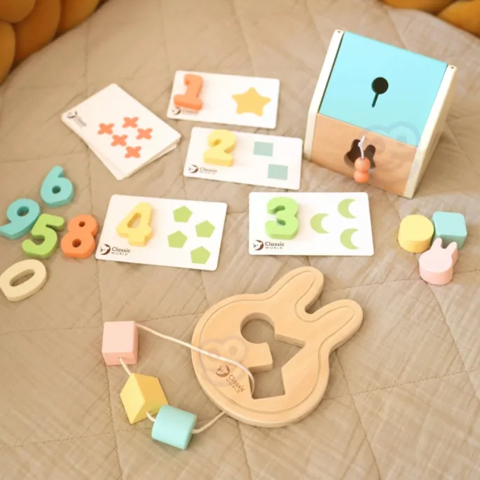 Zestaw klocków rozwijający kreatywność