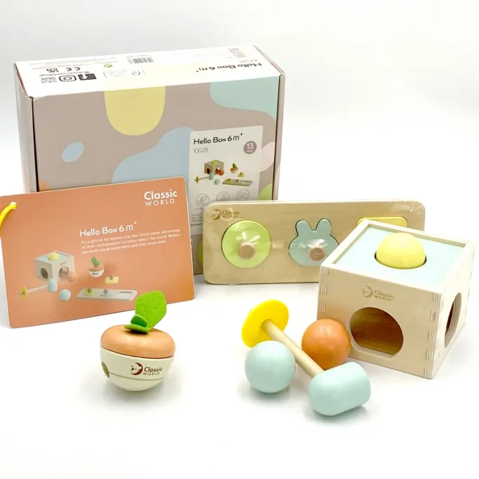 Bezpieczny zestaw do nauki i zabawy dla 6-12 miesięcy