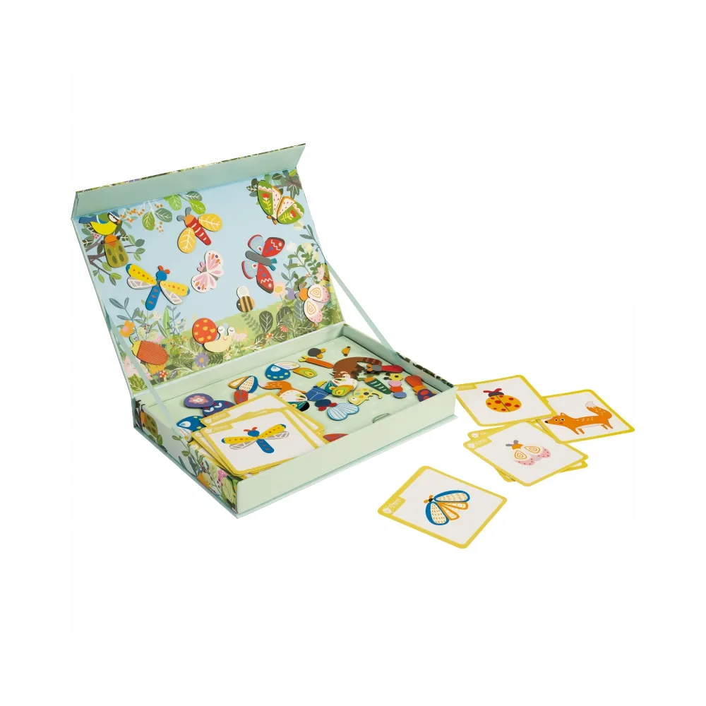 CLASSIC WORLD Układanka Magnetyczna Zwierzęta Tablica Klocki Puzzle Pamięć 66 el.