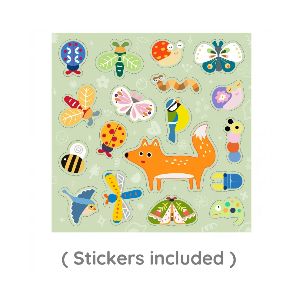 CLASSIC WORLD Układanka Magnetyczna Zwierzęta Tablica Klocki Puzzle Pamięć 66 el.