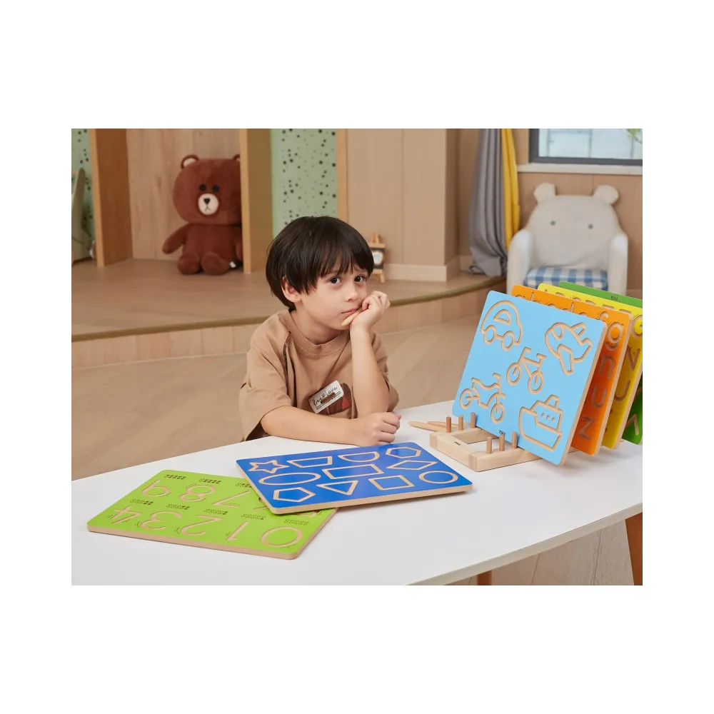 VIGA Tablica Grafomotoryczna Pojazdy Nauka Pisania