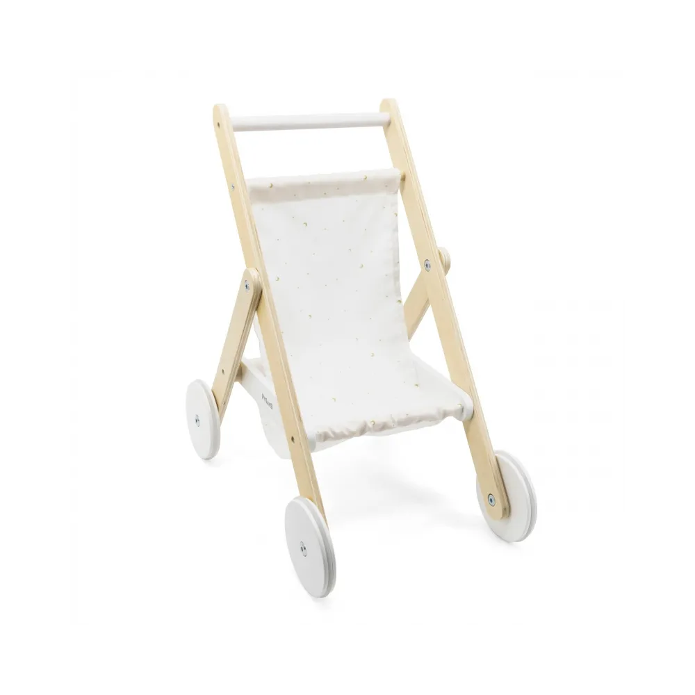 Drewniany wózek PolarB do odgrywania ról dla dzieci od 3 lat