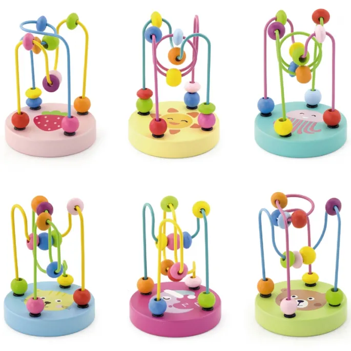 Kolorowy labirynt motoryczny wspomagający rozwój sprawności rąk.