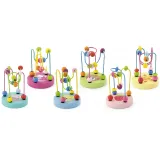 VIGA Drewniany Poręczny Labirynt Przeplatanka Pętla Motoryczna 1szt