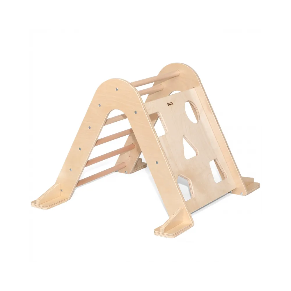 VIGA Drewniana Drabinka Pikler Trójkąt Wspinaczkowy Montessori