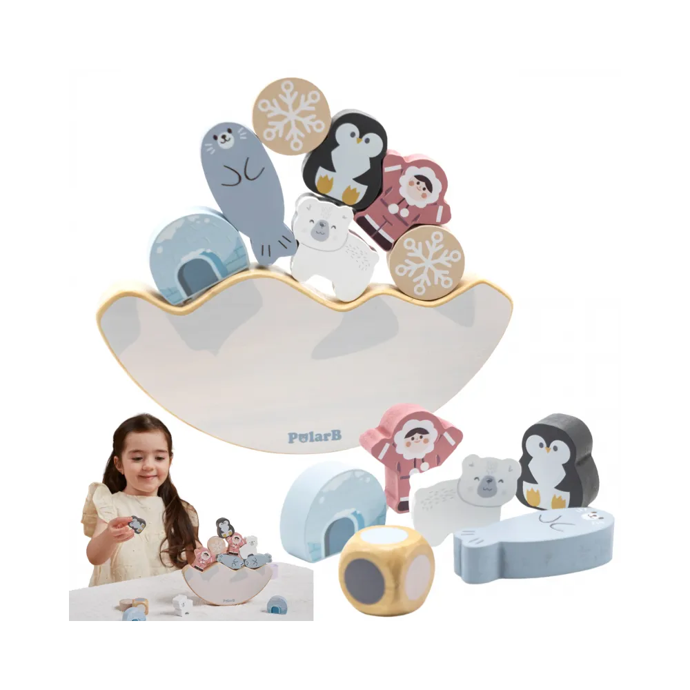 VIGA PolarB Gra Balansujące Zwierzęta Arktyczne Układanka