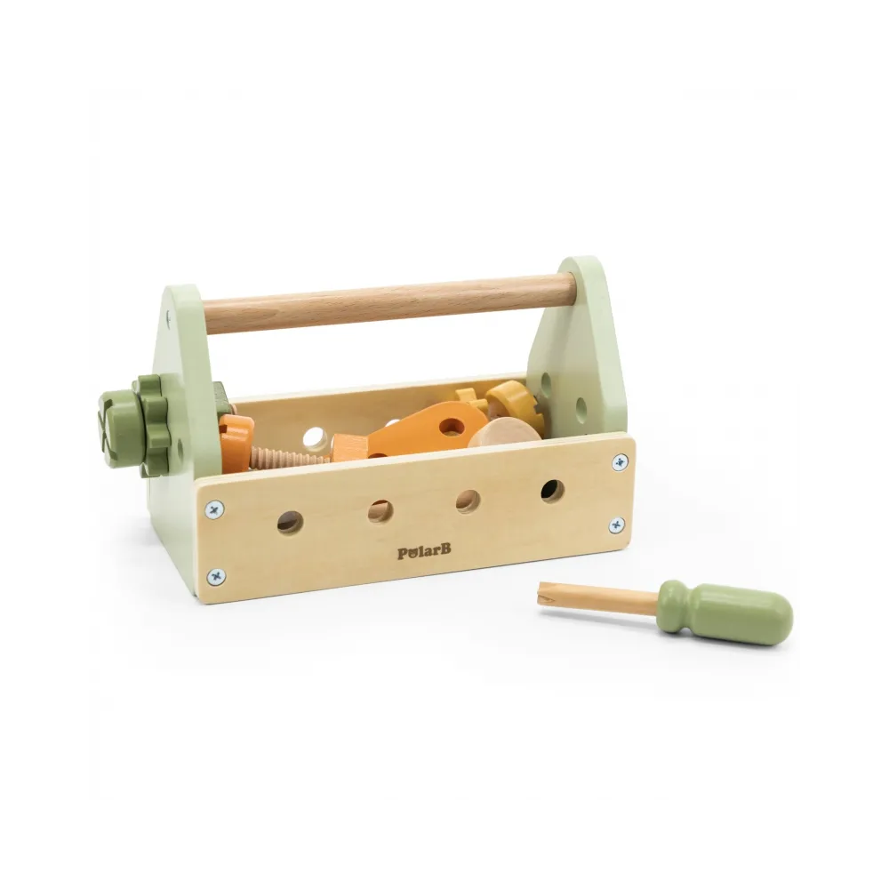 VIGA PolarB Skrzynka z Narzędziami Zestaw Drewniany