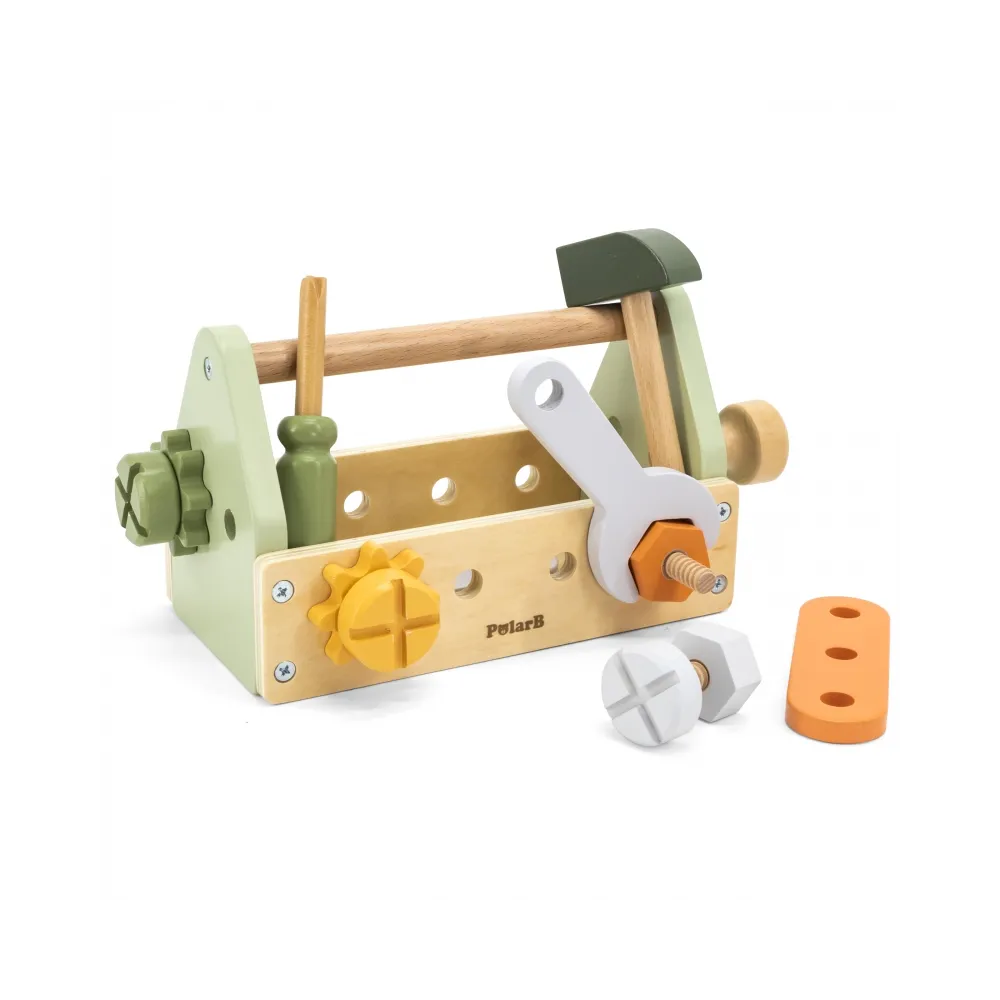 VIGA PolarB Skrzynka z Narzędziami Zestaw Drewniany