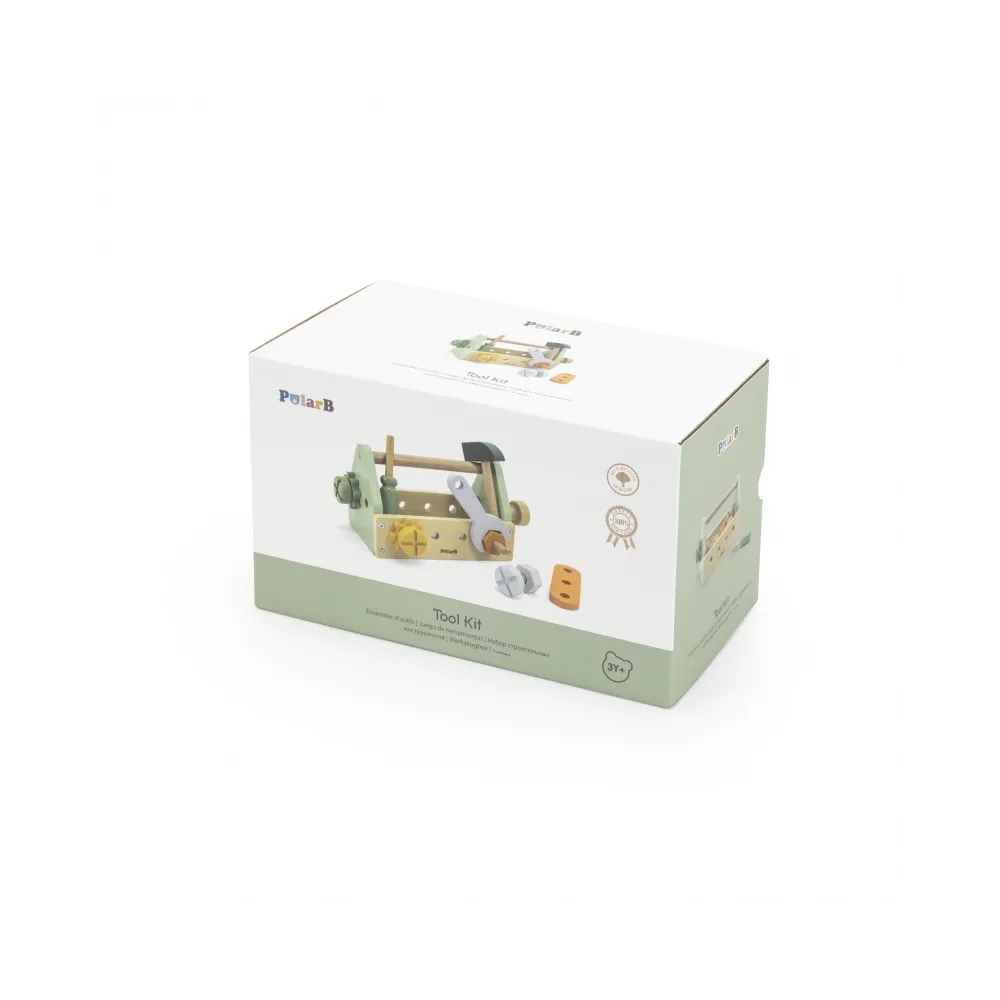 VIGA PolarB Skrzynka z Narzędziami Zestaw Drewniany