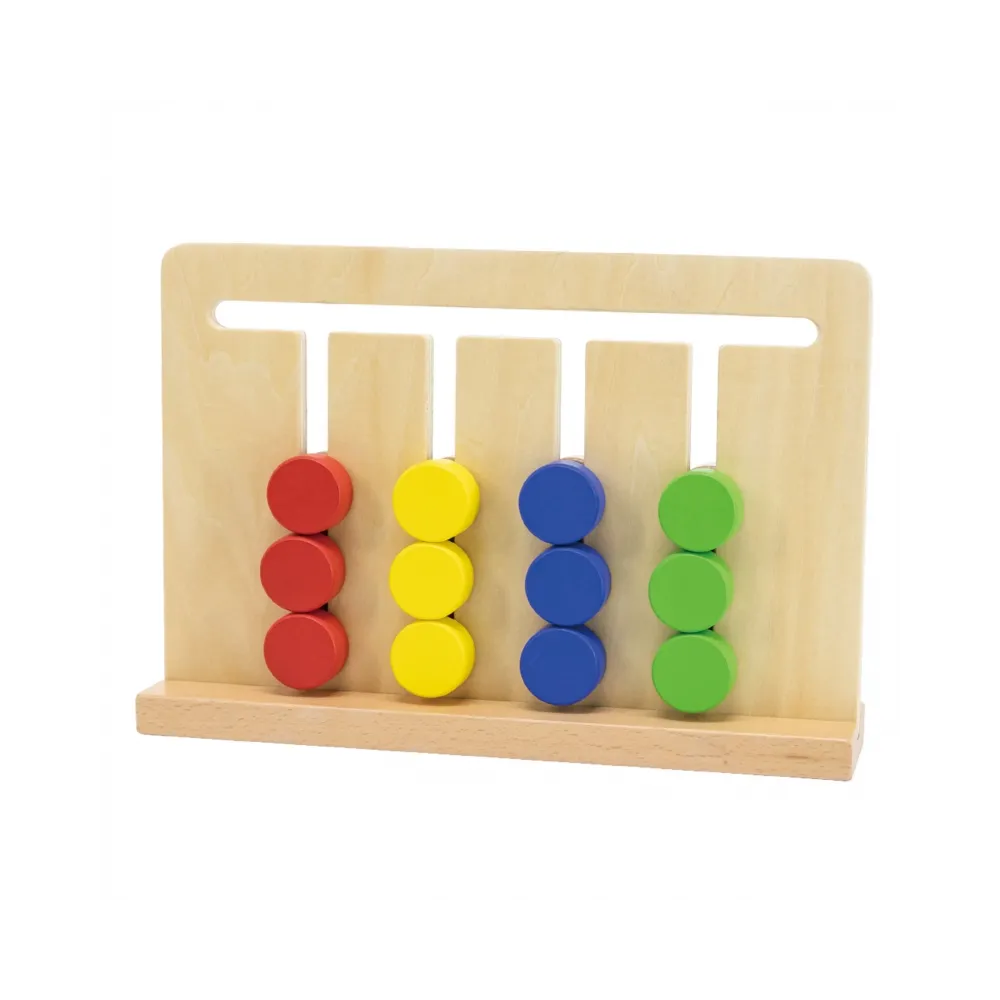 VIGA Gra Logiczna Odwzoruj Kolory i Figury Montessori