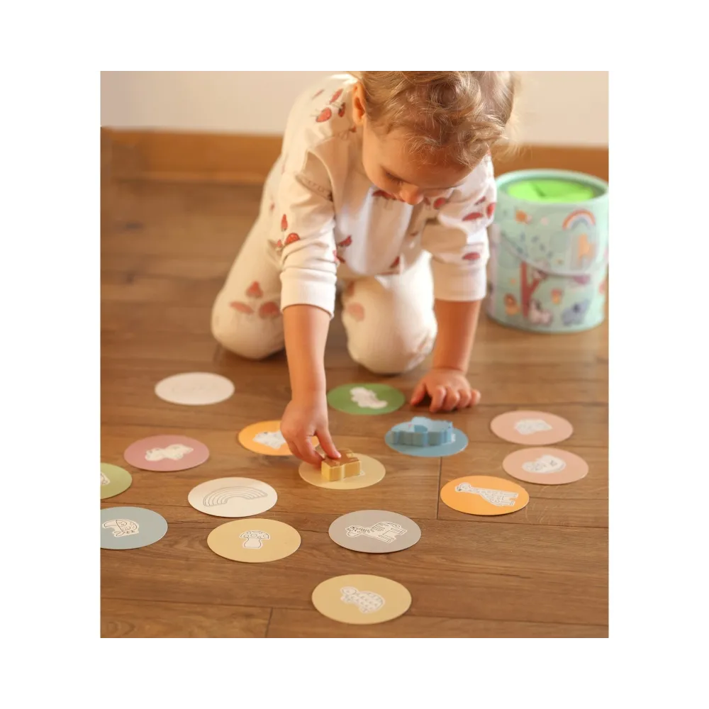 WOOPIE GREEN Tajemnicze Pudełko Dotknij i Dopasuj FSC