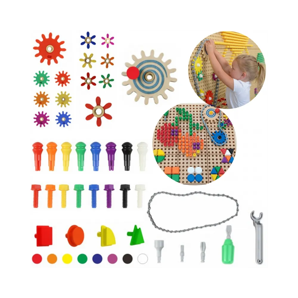 MASTERKIDZ Zestaw Akcesoriów Mix Kołeczki Śrubki Narzędzia 352 el.