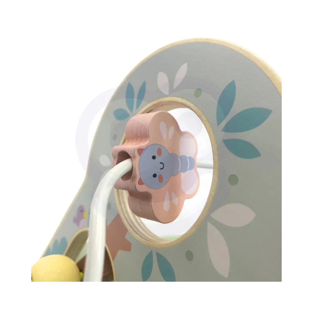 TOOKY TOY Drewniana Pętla Motoryczna Leśny Labirynt