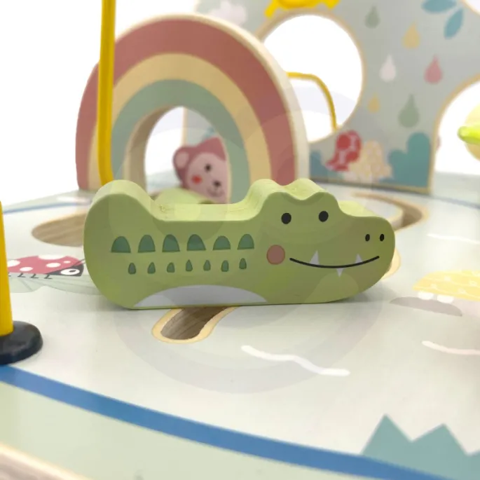 Bezpieczna zabawka drewniana dla maluchów