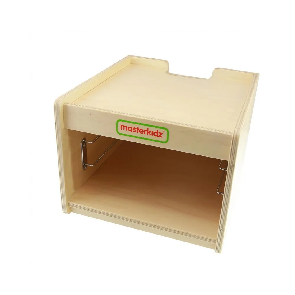 MASTERDKIZ Szafka do Przechowywania Poręcznych Tablic Edukacyjnych Mała na 3 Tablice