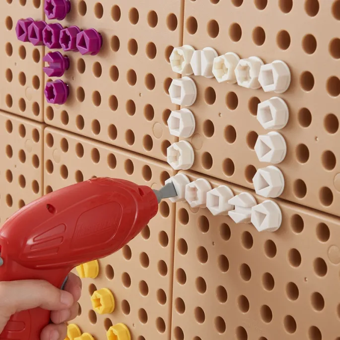 Rozświetlające kreatywność kolorowe śrubki Masterkidz