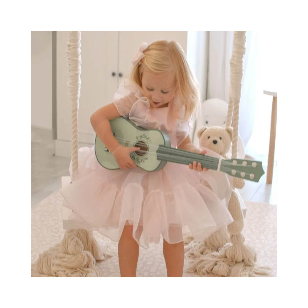 CLASSIC WORLD Drewniana Gitara Vintage dla Dzieci 3+