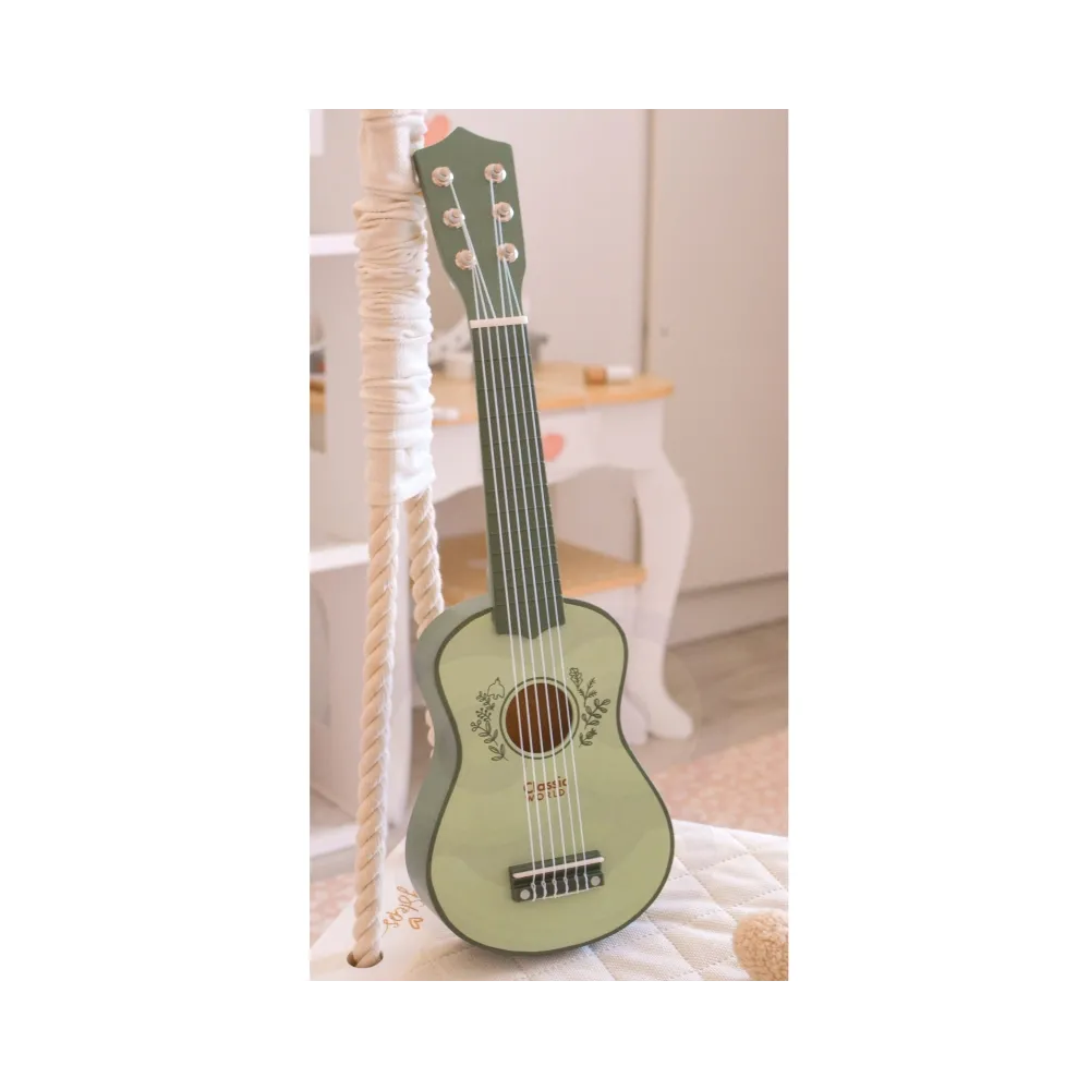 CLASSIC WORLD Drewniana Gitara Vintage dla Dzieci 3+