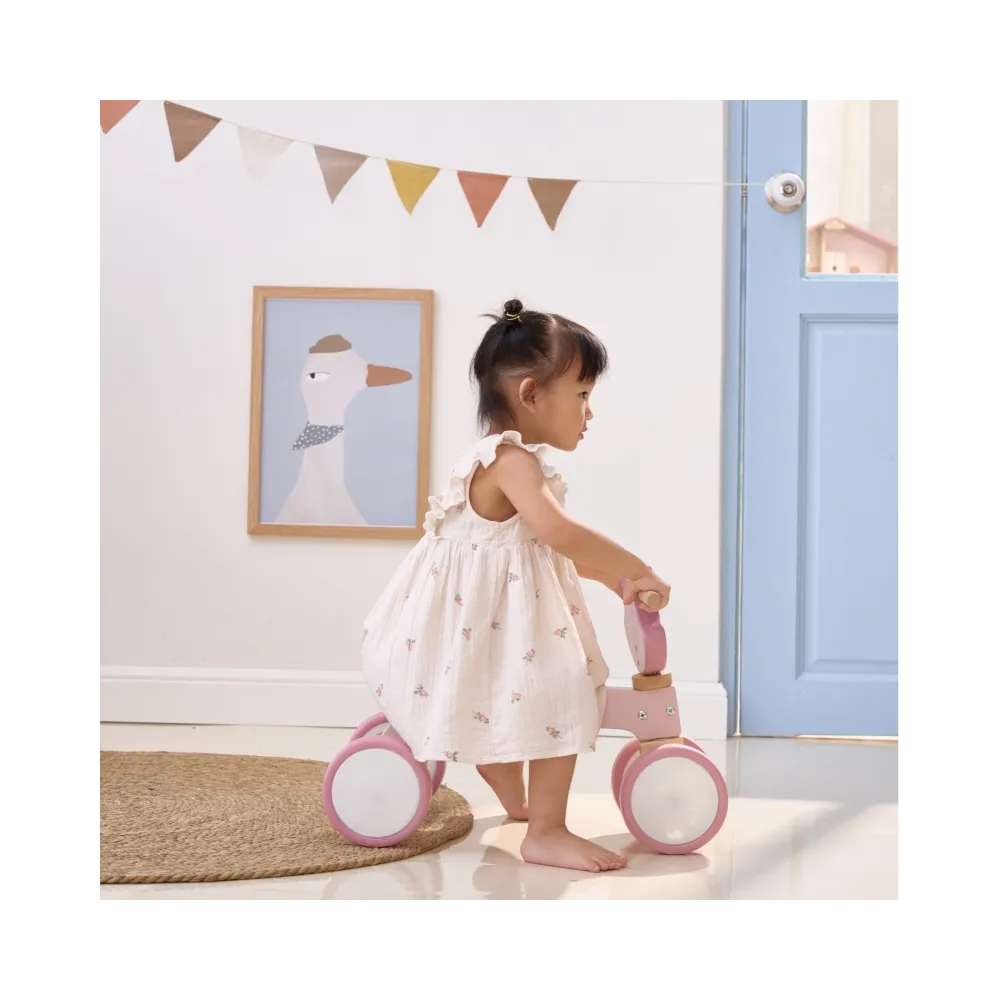 VIGA PolarB Drewniany Jeździk Lisek Miękkie Koła