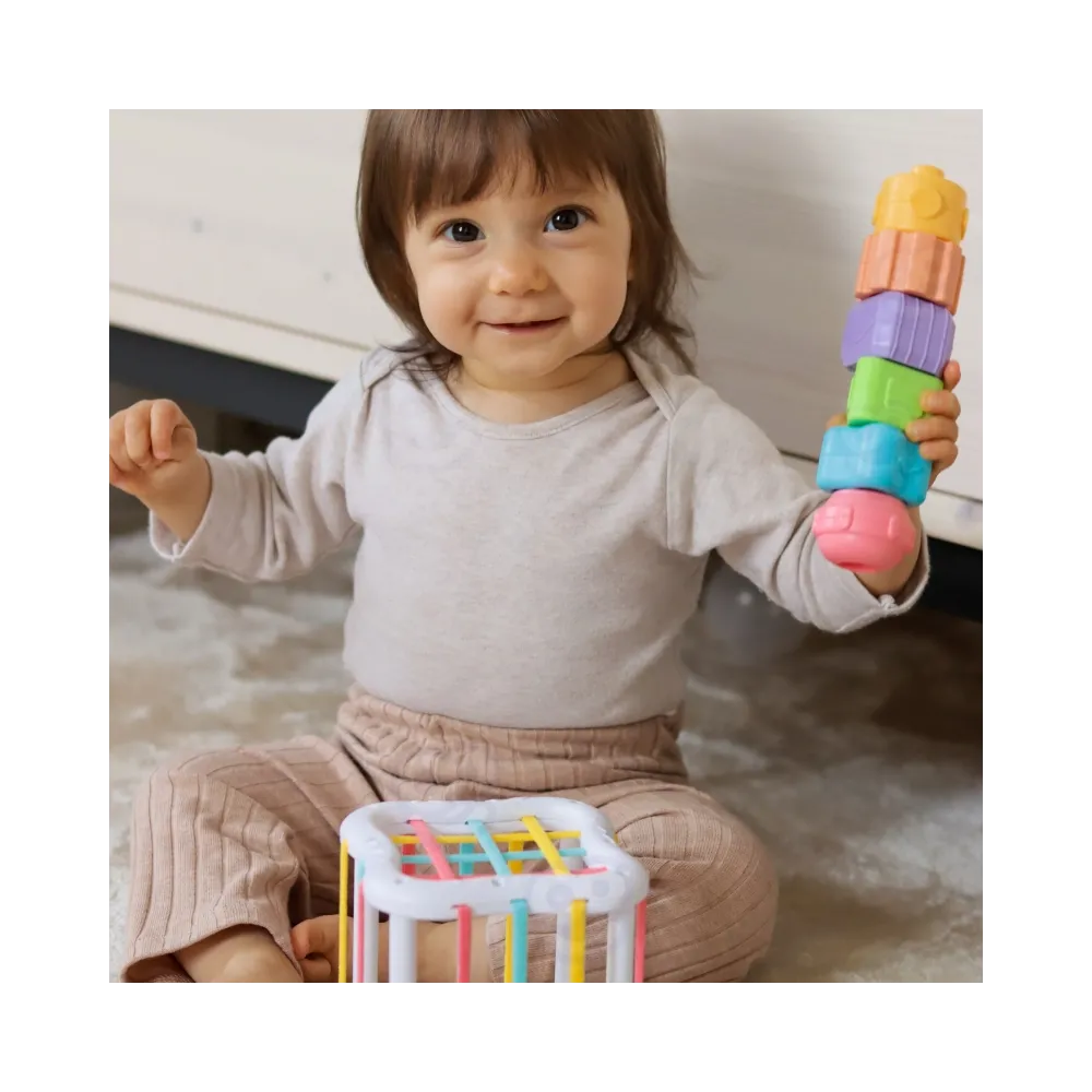 TOOKY TOY Box Pudełko XXL Montessori Edukacyjne 5w1 Sensoryczne 11-12 Mies