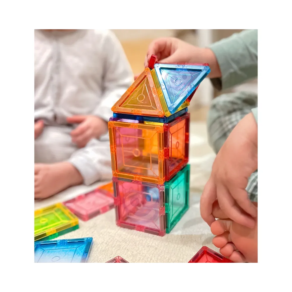 WOOPIE Magnetyczne Klocki Konstrukcyjne Montessori 3D