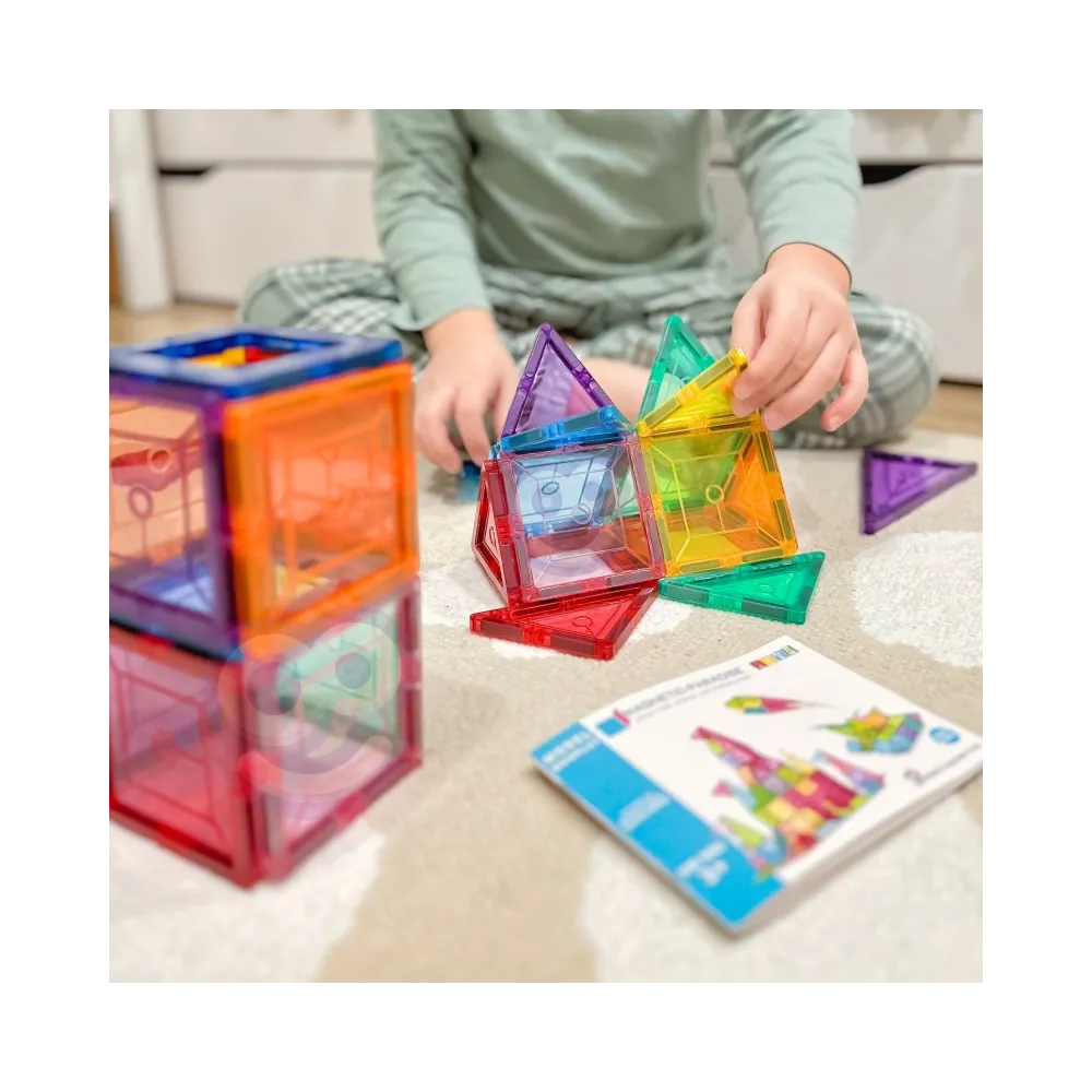 WOOPIE Magnetyczne Klocki Konstrukcyjne Montessori 3D