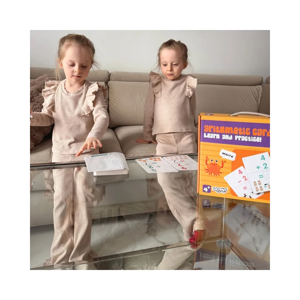 WOOPIE Karty Edukacyjne Fiszki Do Nauki Liczenia