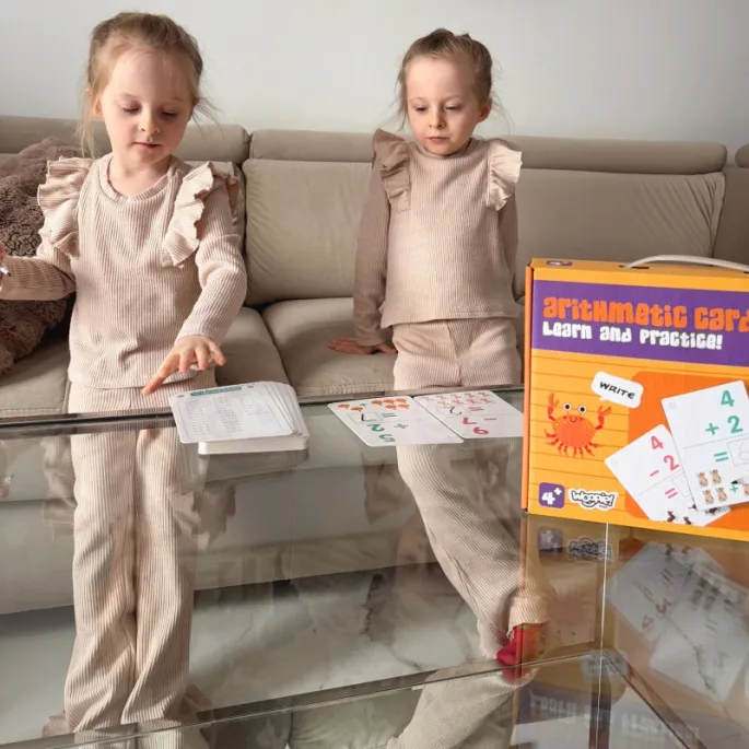 Ścieralne karty do nauki dodawania i odejmowania