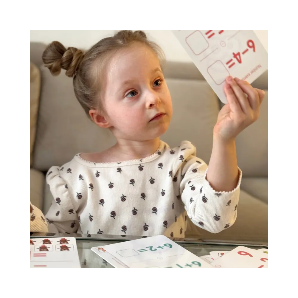 WOOPIE Karty Edukacyjne Fiszki Do Nauki Liczenia