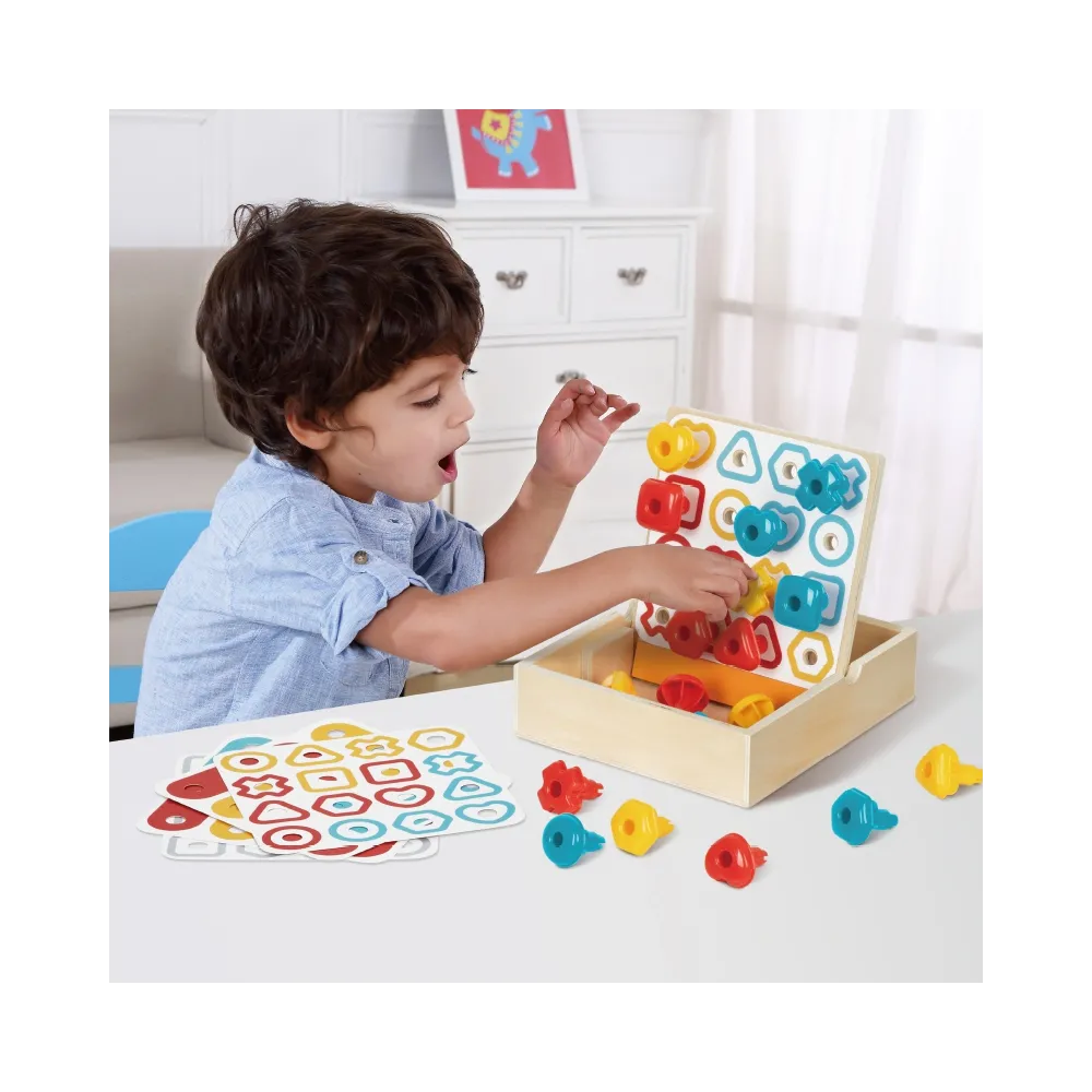 TOOKY TOY Box Pudełko XXL Montessori Edukacyjne 7w1 Sensoryczne 19-21 Mies.