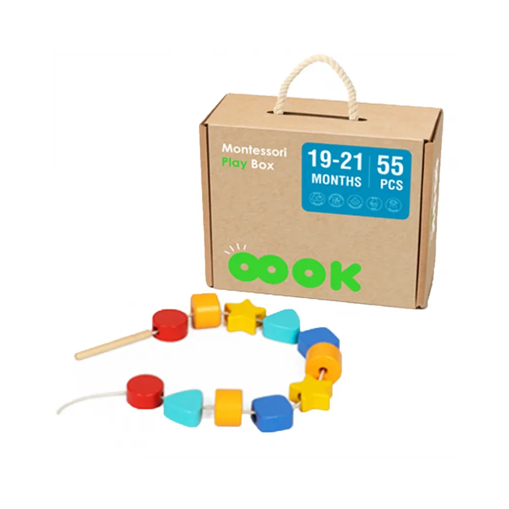 TOOKY TOY Box Pudełko XXL Montessori Edukacyjne 7w1 Sensoryczne 19-21 Mies.