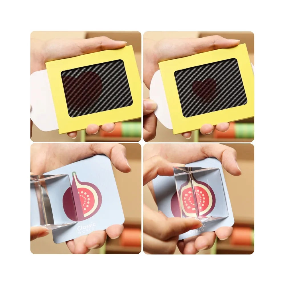 CLASSIC WORLD Eksperymenty Optyczne Zestaw Sensoryczny Trening Zmysłów 16 el.