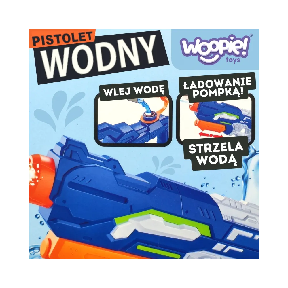 WOOPIE Pistolet na Wodę Ciśnienie Powietrza