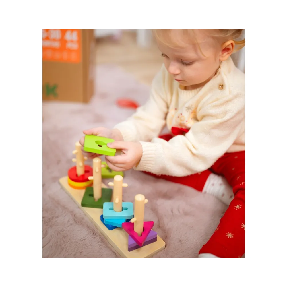 TOOKY TOY Box Pudełko XXL Montessori Edukacyjne 7w1 Sensoryczne 25-30 Mies.