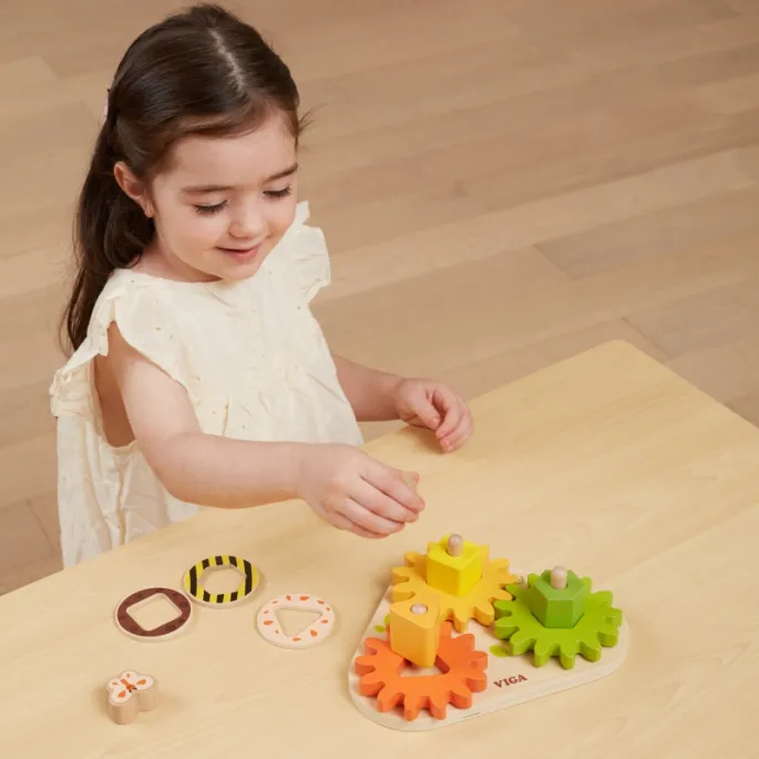 Drewniany sorter Kształty i Mechanizmy od Viga