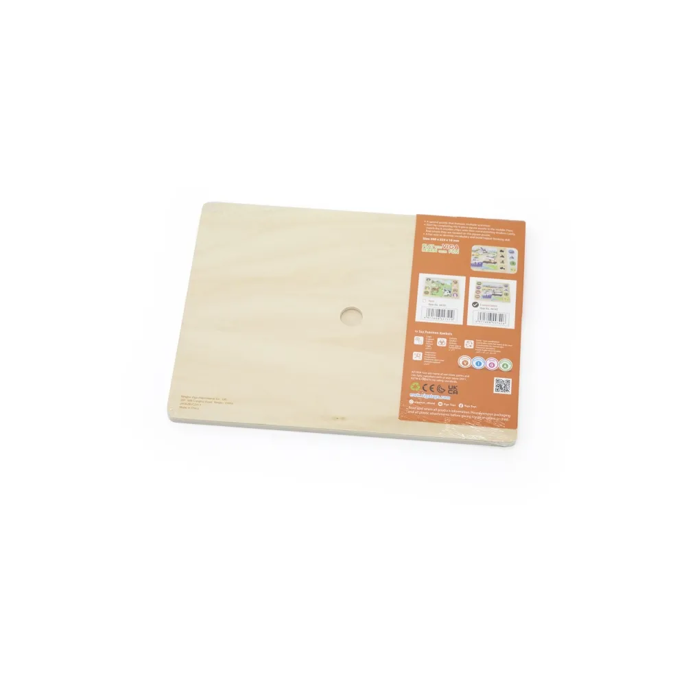 VIGA Drewniane Puzzle Odgadnij po Cieniu - Środki Transportu Układanka 17 el.