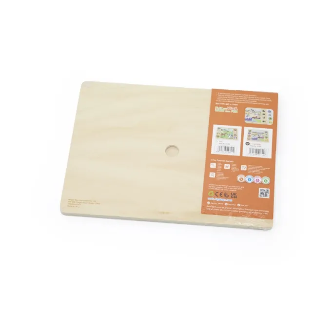 Bezpieczne i trwałe drewniane puzzle Viga