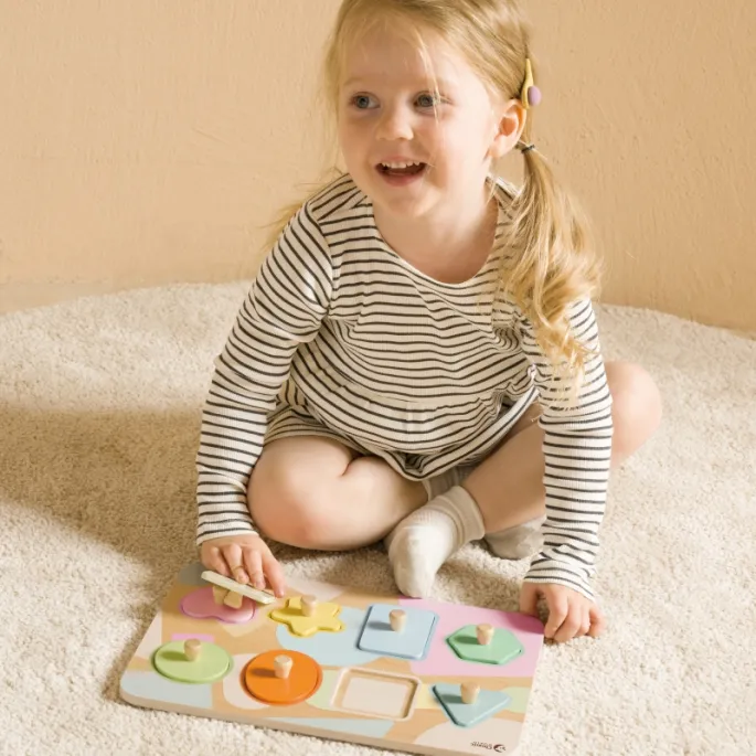 Zestaw klocków wspierający rozwój sensoryczny