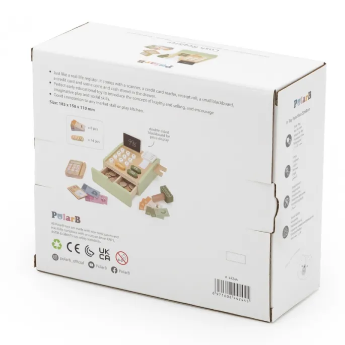 Edukacyjna kasa sklepowa rozwijająca umiejętności matematyczne