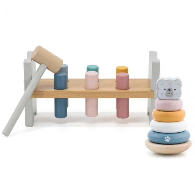 Przebijak z młoteczkiem do nauki precyzyjnych ruchów