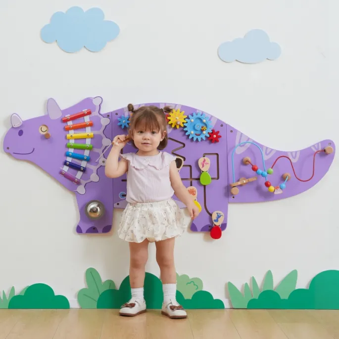 Bezpieczna zabawka edukacyjna z wysokiej jakości drewna