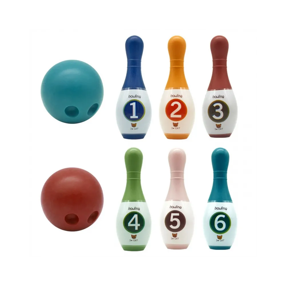 WOOPIE Kolorowe Kręgle dla Dzieci Cyferki