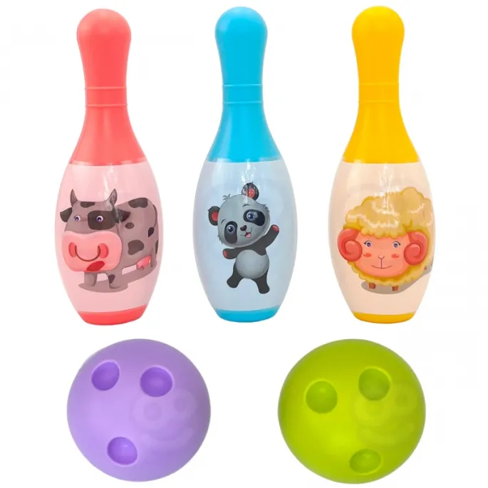 Fajne kręgle, które rozwijają koordynację u dzieci.