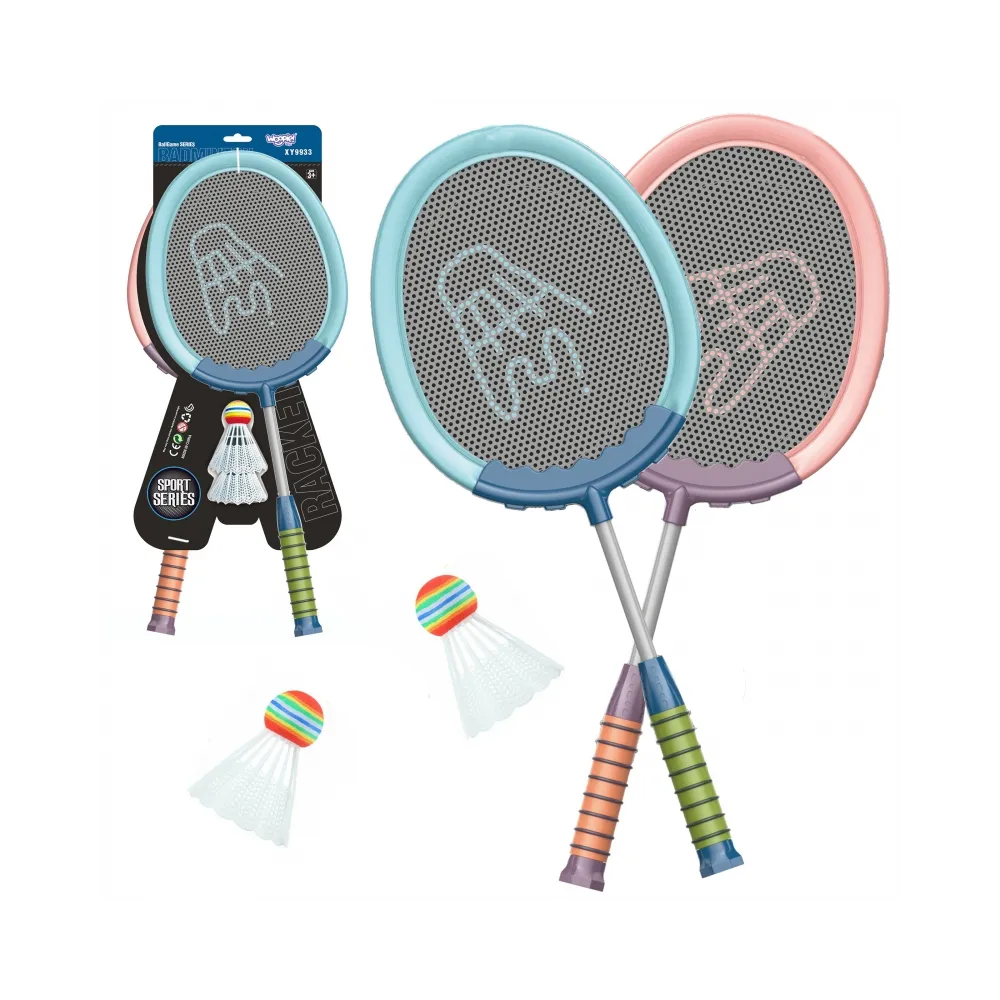 Zestaw rakietek badmintona WOOPIE - doskonała zabawa na świeżym powietrzu